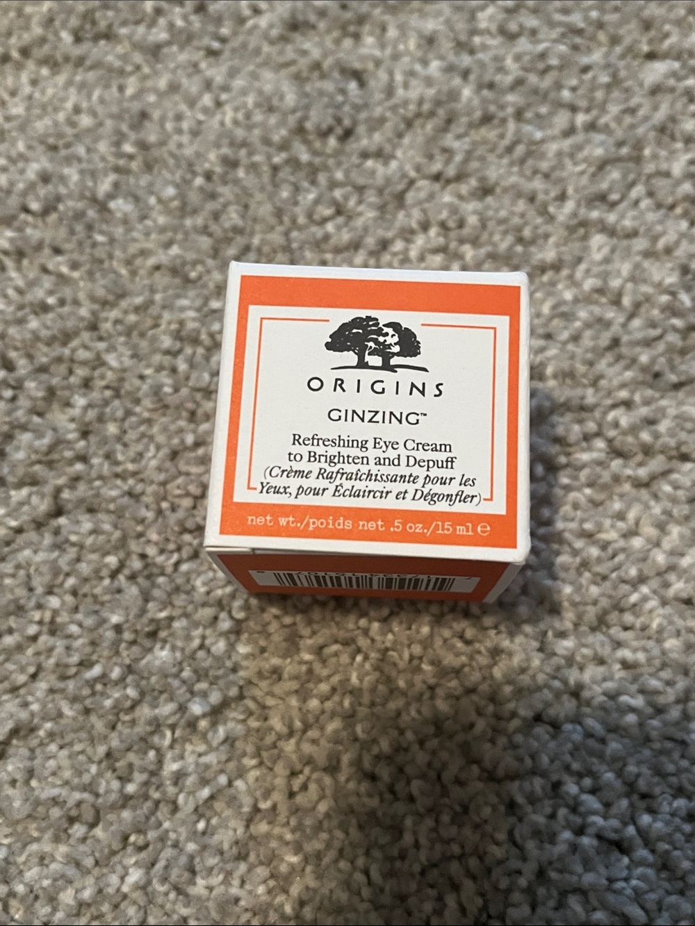 Brand New Origins GinZing Refreshing Eye Cream .5 oz FULL Size